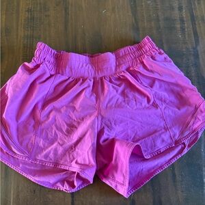 Lululemon hot pink shorts